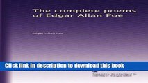 Read Books The complete poems of Edgar Allan Poe ebook textbooks