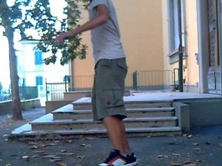 skate amatoriale ollie scalini