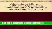 [PDF] Abortion: Opposing Viewpoints [Read] Full Ebook