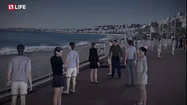 Теракт в Ницце — 3D-реконструкция -