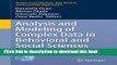 [PDF] Analysis and Modeling of Complex Data in Behavioral and Social Sciences (Studies in