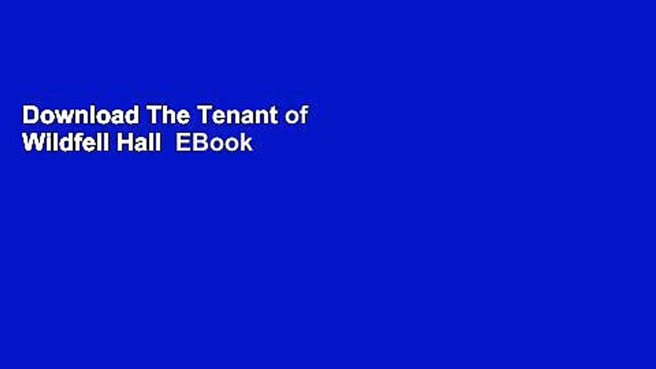 Download The Tenant of Wildfell Hall  EBook