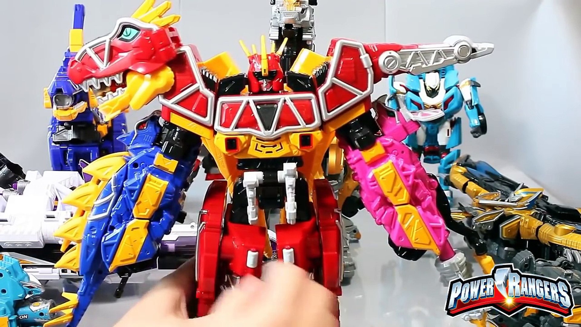 Power Rangers Toys - Morph Assembly Robots Super Megaforce and Dino Charger  #10 - video Dailymotion