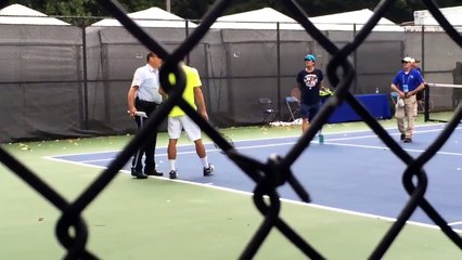 Bernard Tomic and Victor Troicki in Heated Exchange With Washington Police Officer