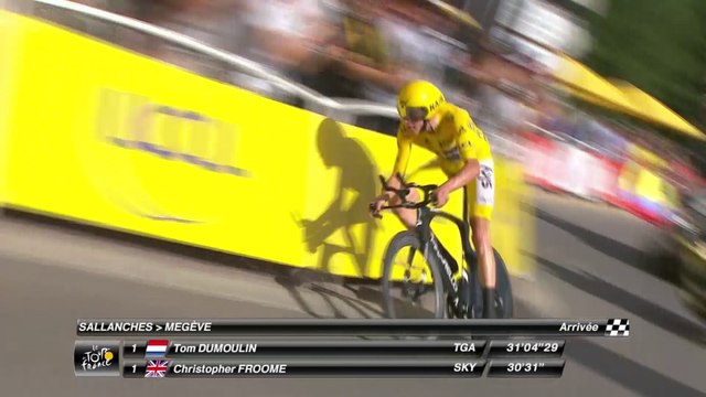 Arrivée de / Finish of Chris Froome - Étape 18 / Stage 18 (Sallanches / Megève) - Tour de France 2016