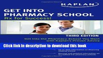 Read Get Into Pharmacy School: Rx for Success ebook textbooks