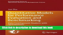 Read Books Quantitative Models for Performance Evaluation and Benchmarking: Data Envelopment