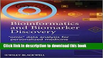 Download Bioinformatics and Biomarker Discovery: 