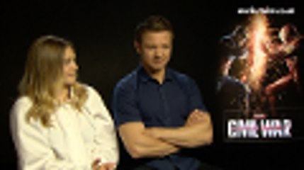 Marie Claire - Jeremy Renner and Elizabeth Olsen_Captain America