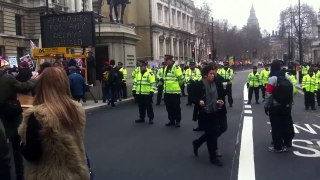 Student Protest 29/01/11- Police Presence