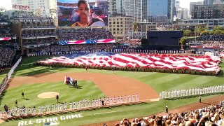 Rachel Platten Sings The National Anthem @ 2016 All Star Game