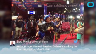 Goes Full ‘Hunger Games’ to Mock Donald Trump on RNC Stage
