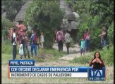COE de Pastaza  declaró emergencia por incremento de casos de paludismo