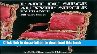Read Book L art du siege au XVIIIe siecle en France (French Edition) E-Book Free