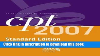 Read CPT 2007 Standard Softbound (8.5X11