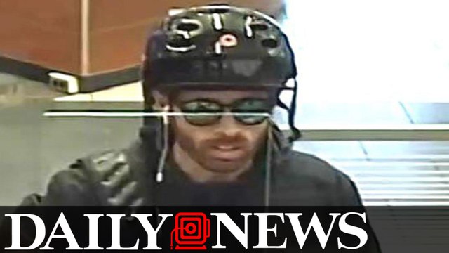 Hat-Changing Bank Robber Strikes Again In A Bicycle Helmet