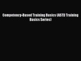 READ book  Competency-Based Training Basics (ASTD Training Basics Series)  Full E-Book