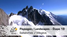 Landscapes of the day / Paysages du jour - Étape 18 (Sallanches / Megève) - Tour de France 2016