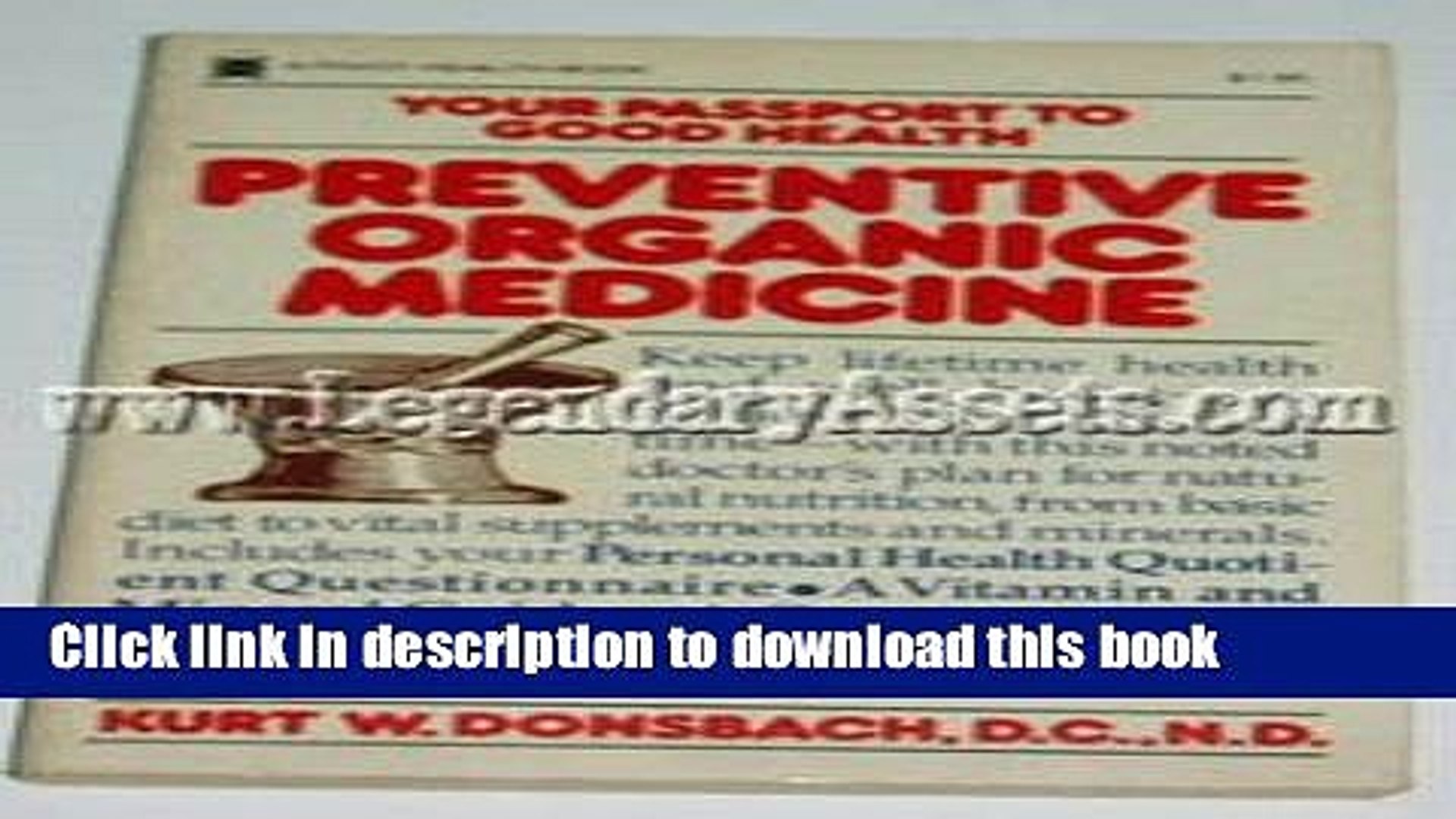 ⁣Read Preventive Organic Medicine (Pivot Health Book)  Ebook Free