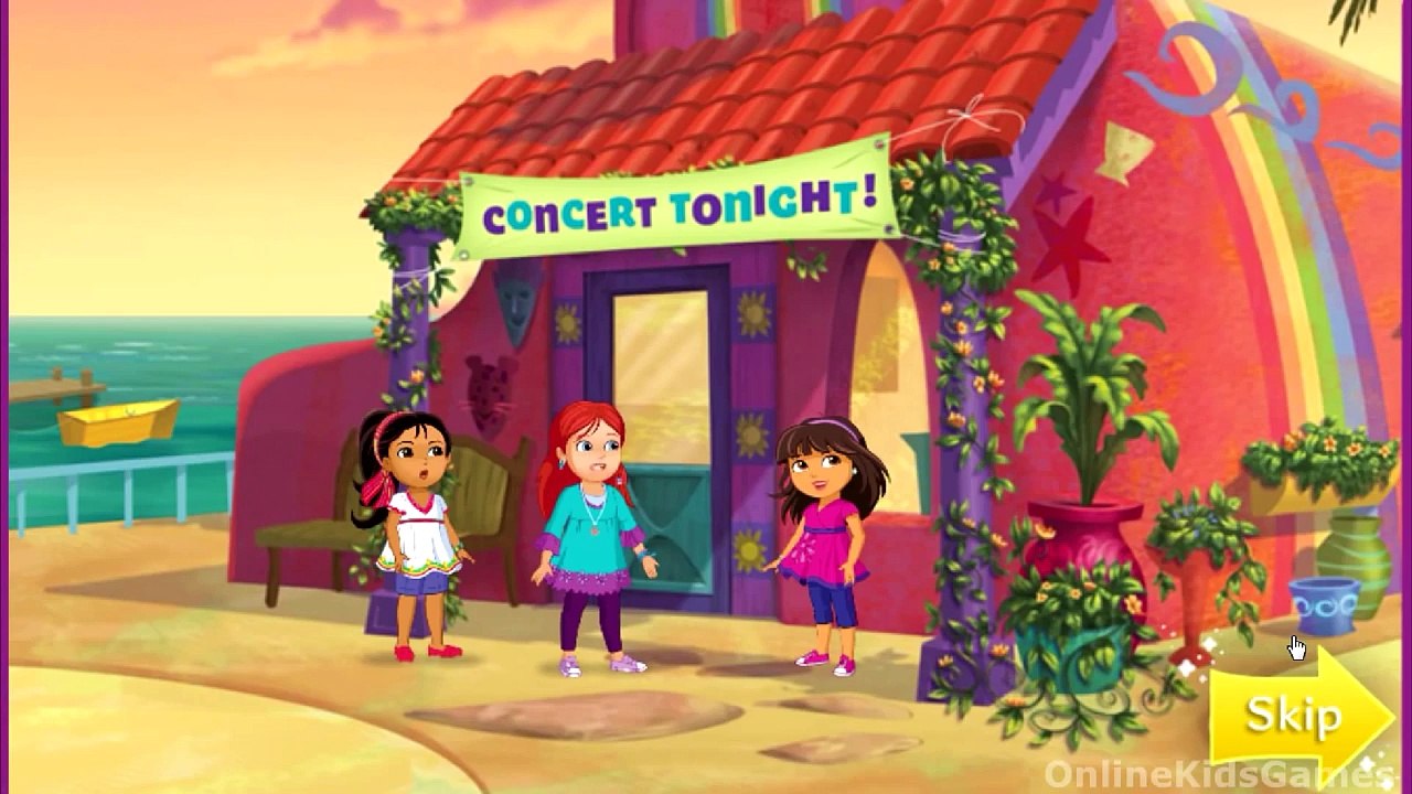 Dora and Friends Its Concert Day! English Online Game HD - Dora The Explorer