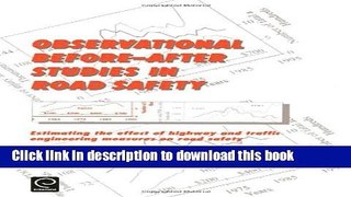 Read Observational Before-After Studies in Road Safety Ebook Free