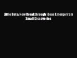 READ FREE FULL EBOOK DOWNLOAD  Little Bets: How Breakthrough Ideas Emerge from Small Discoveries