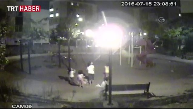 Gölbaşı Polis Özel Harekat Merkezi’nin bombalanma anı güvenlik kamerasında