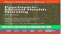 Read Psychiatric-Mental Health Nursing Review and Resource Manual, 5th Edition E-Book Free