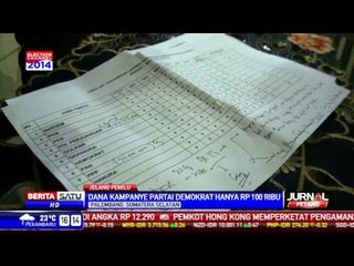 Dana Kampanye Partai Demokrat Rp 100 Ribu