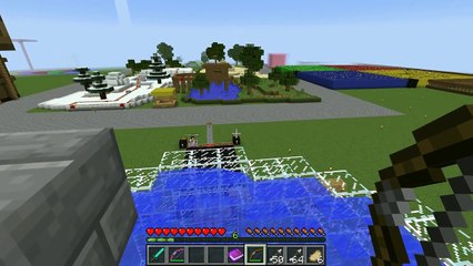 Minecraft  DUNKING BOOTH GAME - GALAXY WORLD PARK - Custom Map [8]