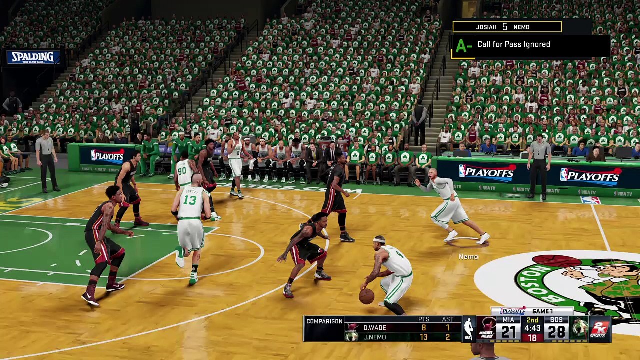 NBA 2K16 Nemo's MyCareer S5 Playoffs rd1 Dunk
