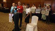 Familiares del vuelo MH370 de Malasia exigen respuestas sobre sus allegados