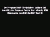 Enjoyed read Get Pregnant NOW - The Quickest Guide to End Infertility Get Pregnant Fast to