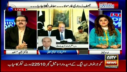 Nawaz Sharif thinking about becoming President, says Shahid Masood