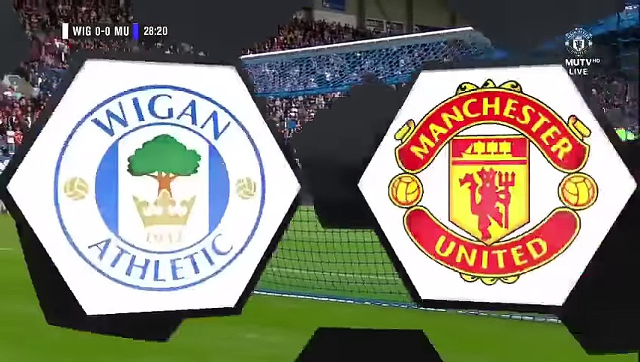 Wigan Athletic 0-2 Manchester United Goals and Highlights - Club Friendly