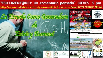 LA ESCUELA COMO GENERADORA DE ESTRÉS Y BURNOUT 1 DE 2