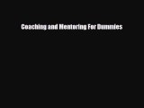 Popular book Coaching and Mentoring For Dummies