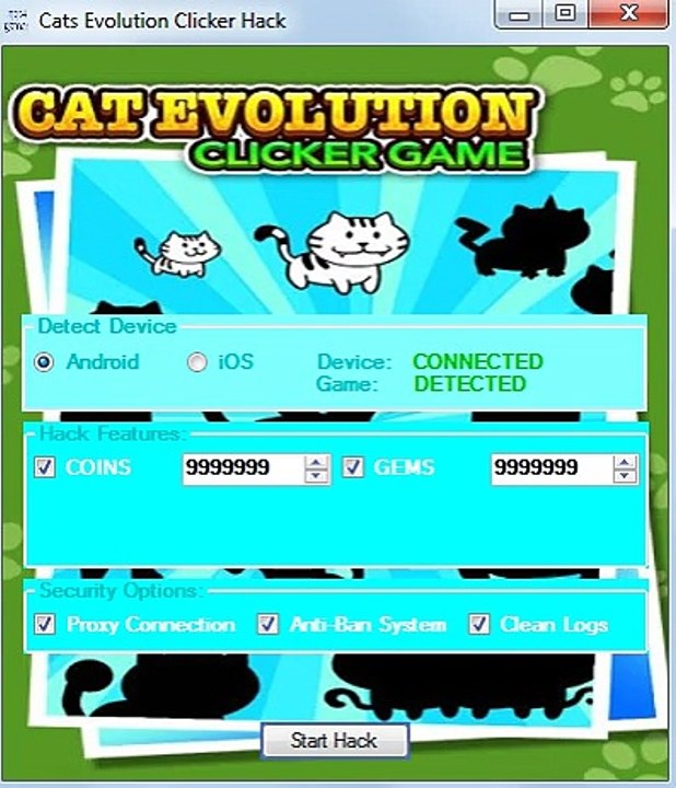 Cat Evolution Clicker Game Hack android iOS download