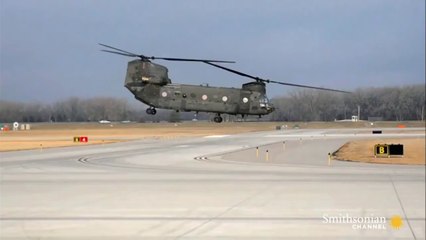 Chinooks Incredibly Build a Bridge with Massive Cargo