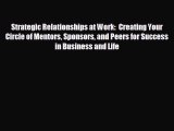 Popular book Strategic Relationships at Work:  Creating Your Circle of Mentors Sponsors and