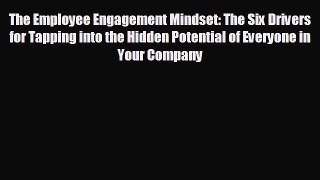 For you The Employee Engagement Mindset: The Six Drivers for Tapping into the Hidden Potential