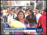 Encuestadoras manejan tres escenarios preelectorales