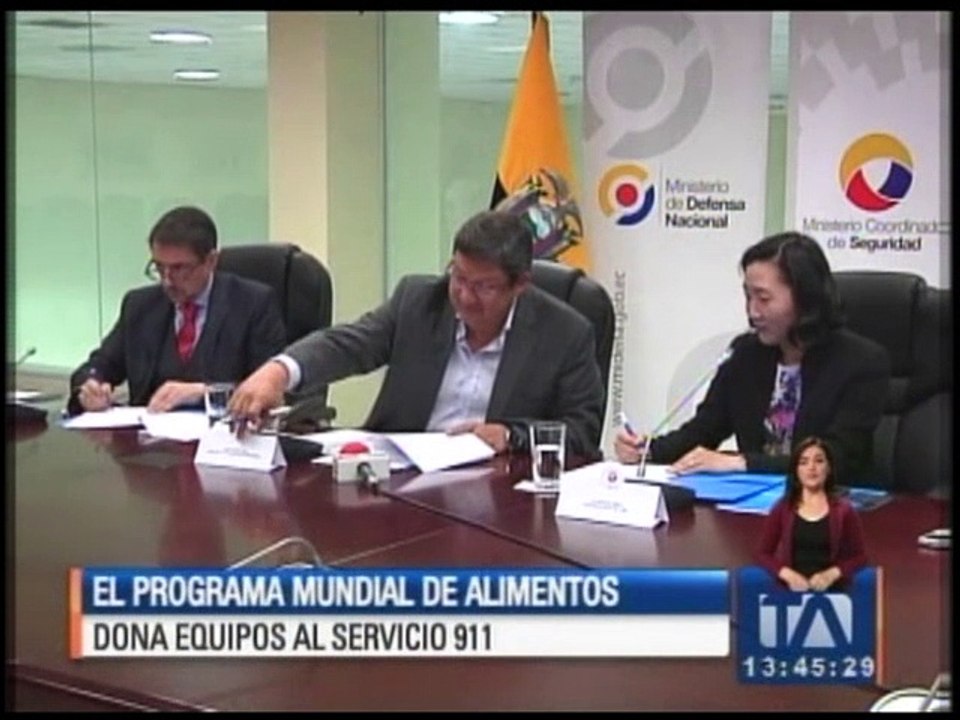 Programa de la ONU dona equipos al servicio 911