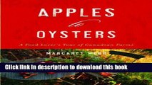 Download Apples To Oysters: A Food Lovers Tour Of Canadian Farms PDF Online
