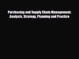 Popular book Purchasing and Supply Chain Management: Analysis Strategy Planning and Practice