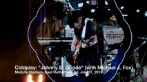 Coldplay feat. Michael J. Fox - Johnny B. Goode - MetLife Stadium 7.7.2016