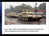 India Moves Nearly One Hundred Tanks, Troops to Chinese Border