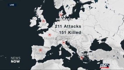 Most attacks in Europe in 2015 since statistics started being kept