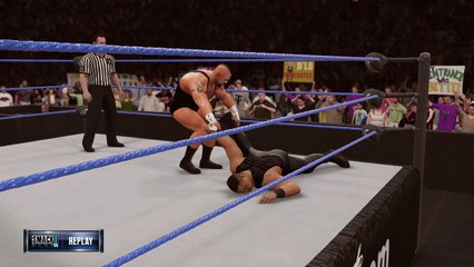 WWE 2K16 d'lo brown v taz highlights