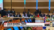 Tight schedule awaits South Korea's Foreign Minister at security forum in Laos